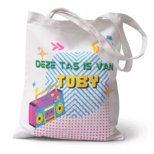 Canvas tas met naam