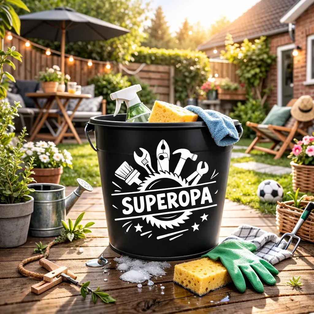 emmer met tekst super opa