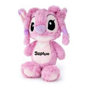 knuffel met naam roze