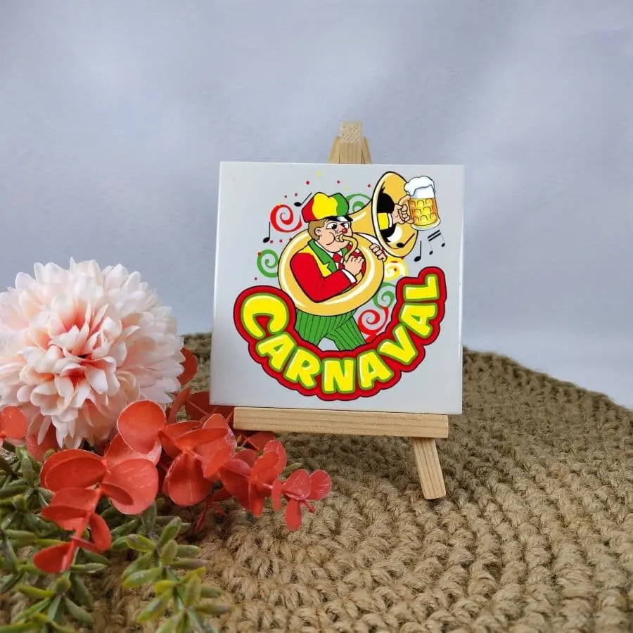 tegel met afbeelding carnaval