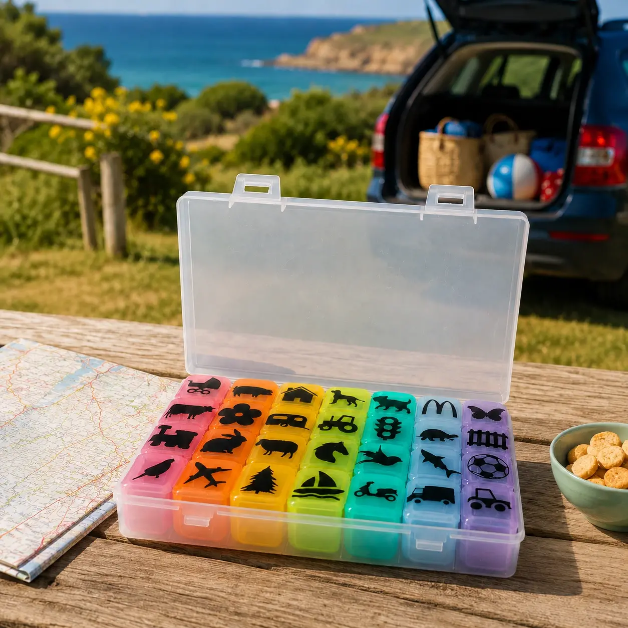 Autobingo voor kinderen