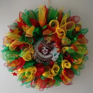 Carnavalskrans met clown