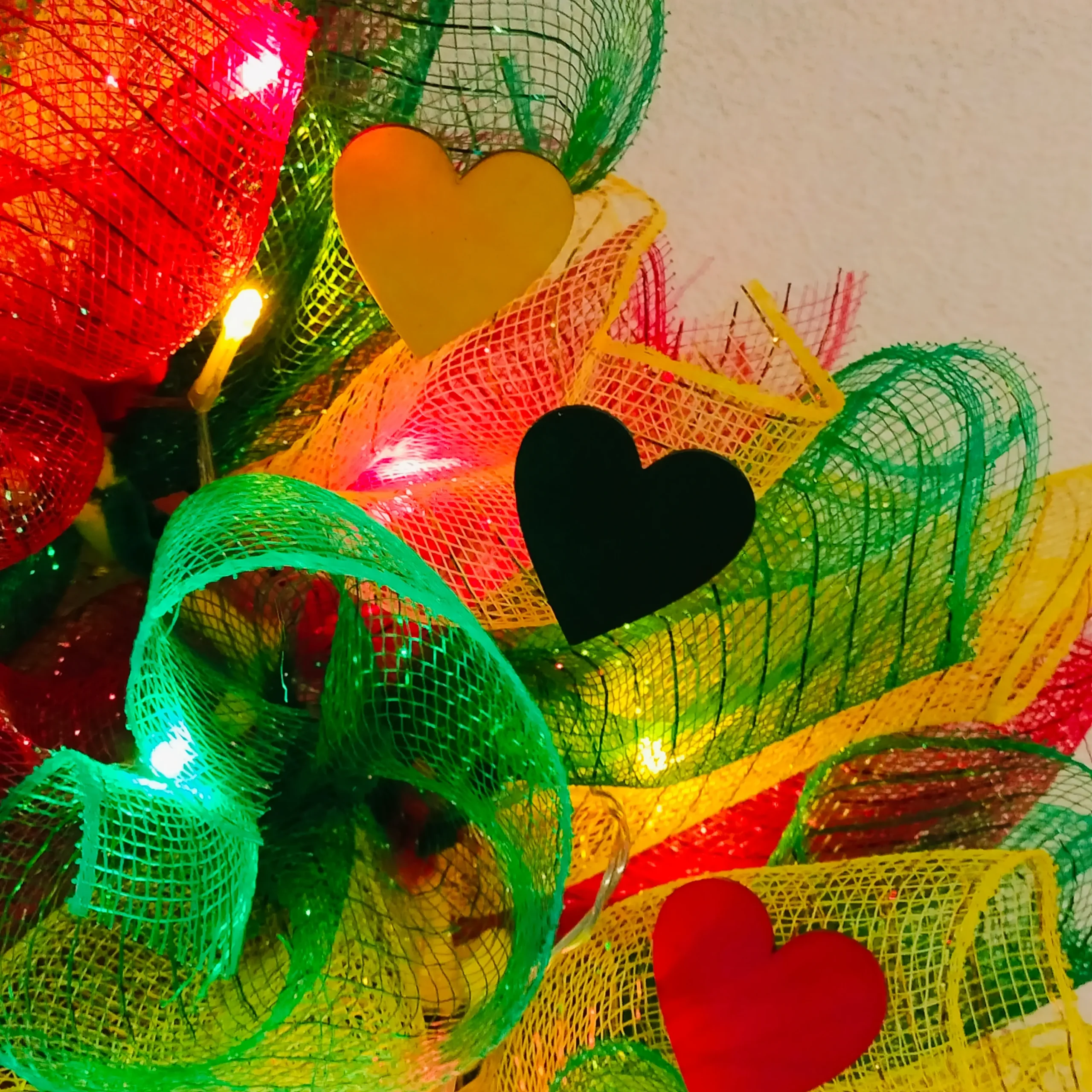 carnaval krans met verlichting - Afbeelding 6