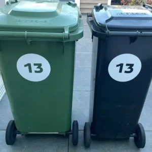 Huisnummer sticker kliko