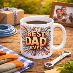 mok met afbeelding voor vaderdag