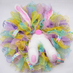 paaskrans met paashaas