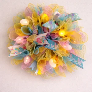 paaskrans met lampjes