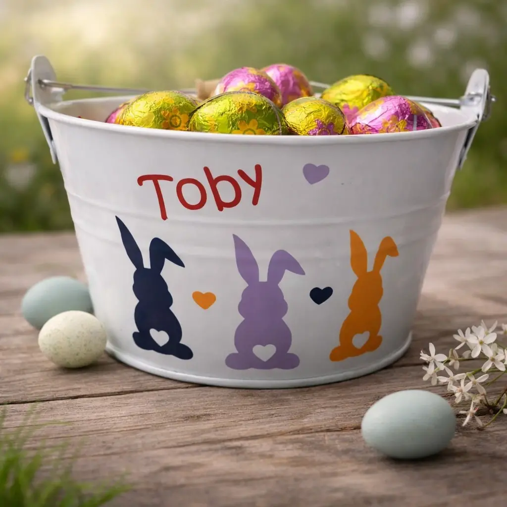 paasemmer met naam wit
