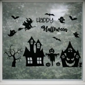 halloween herbruikbare raamstickers