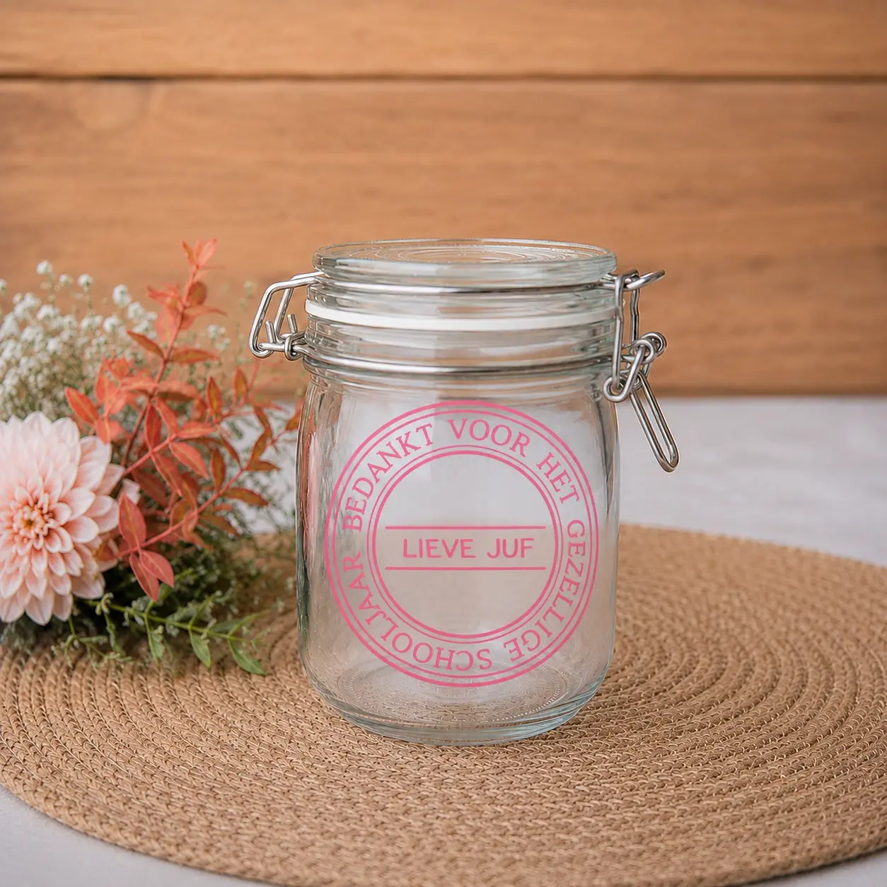 Snoeppot met tekst – eindschooljaar cadeau voor juf of meester - Afbeelding 7