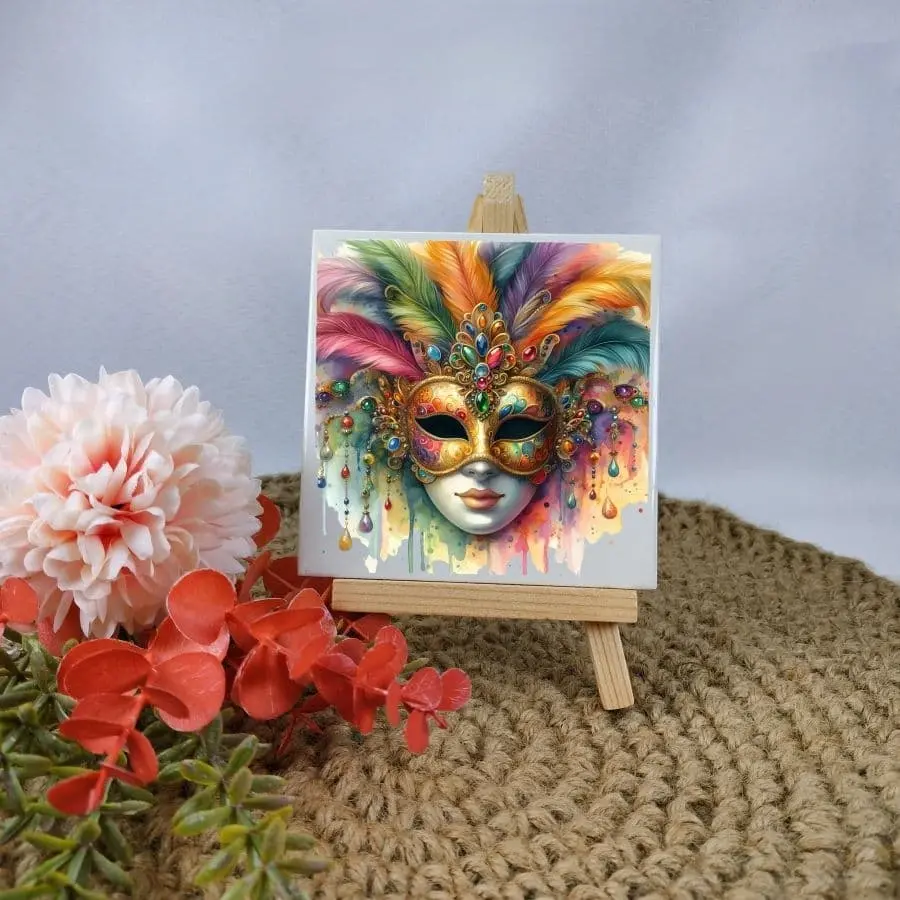 Tegel met afbeelding carnaval - Afbeelding 3