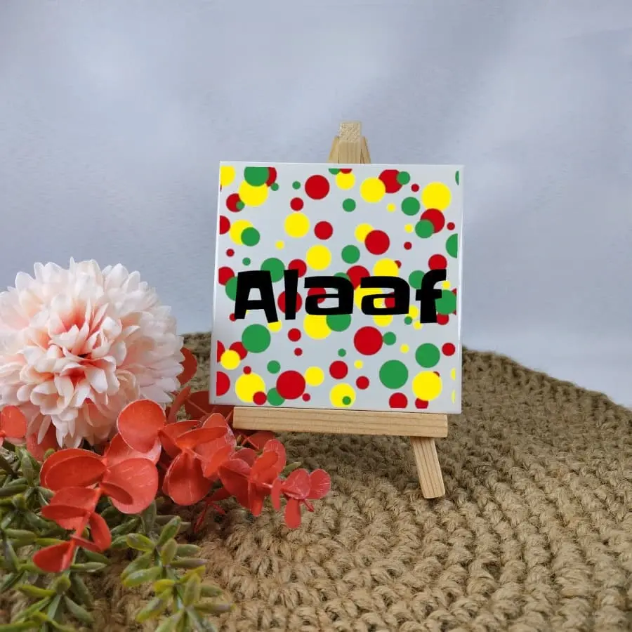 Tegel met afbeelding carnaval