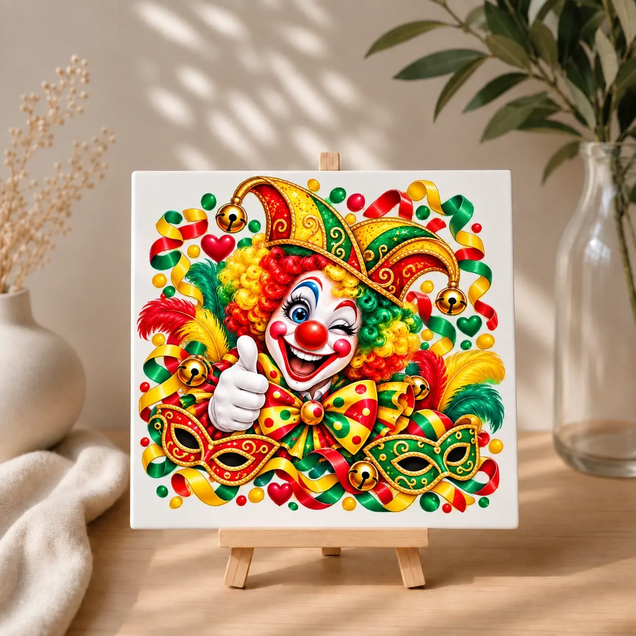 Tegel met afbeelding carnaval - Afbeelding 4
