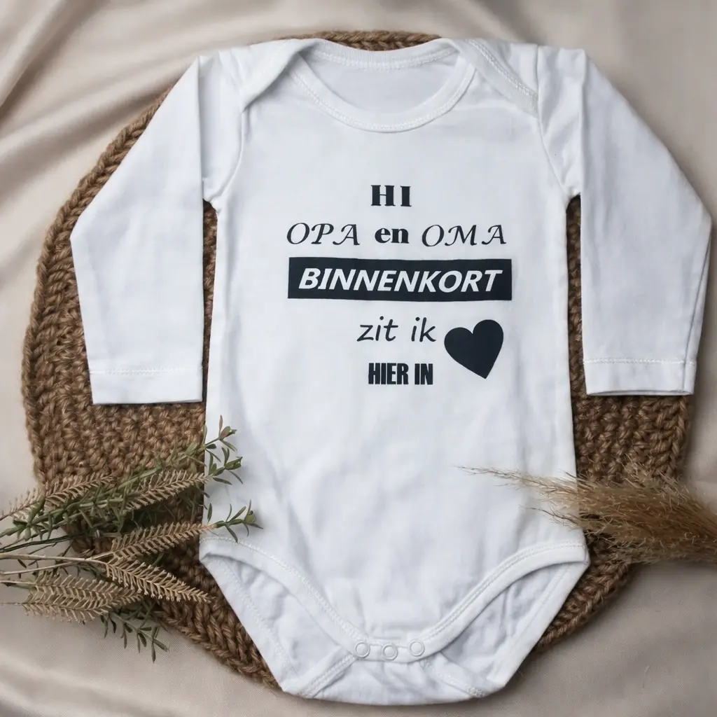 romper met tekst opa en oma