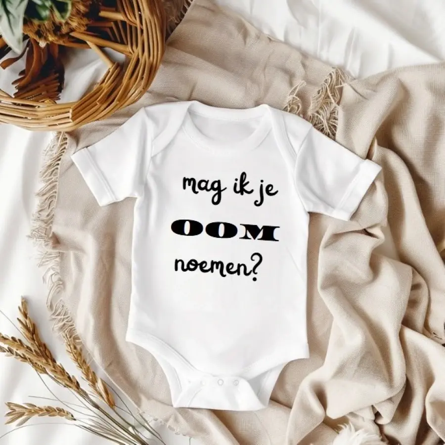 romper met tekst oom