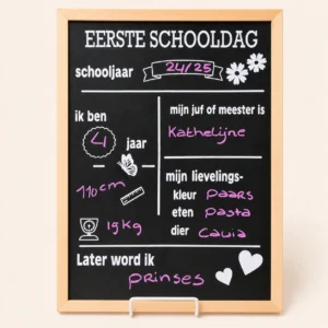 eerste schooldag