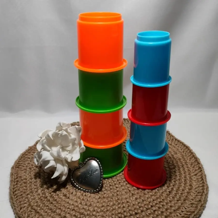 Stapeltoren gekleurd