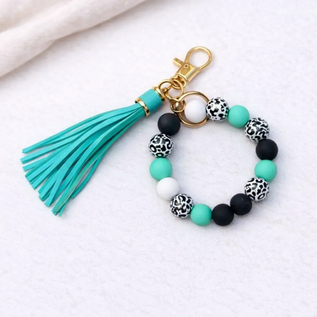 sleutelhanger voor de juf turqouise