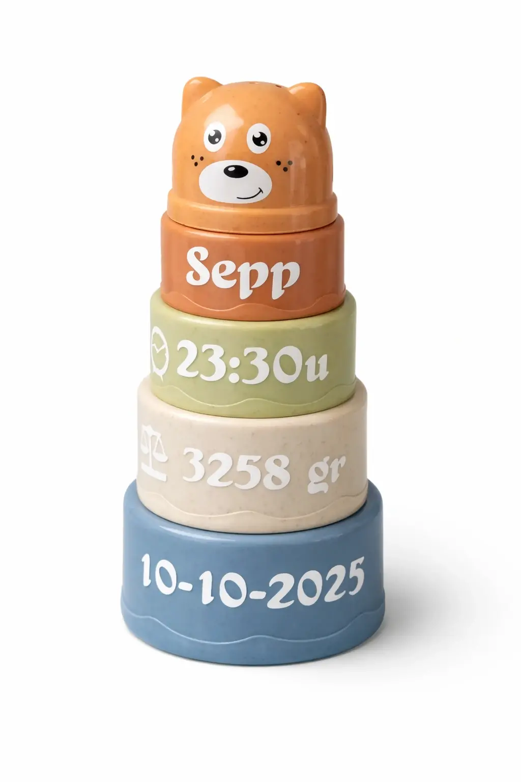 Stapeltoren met naam