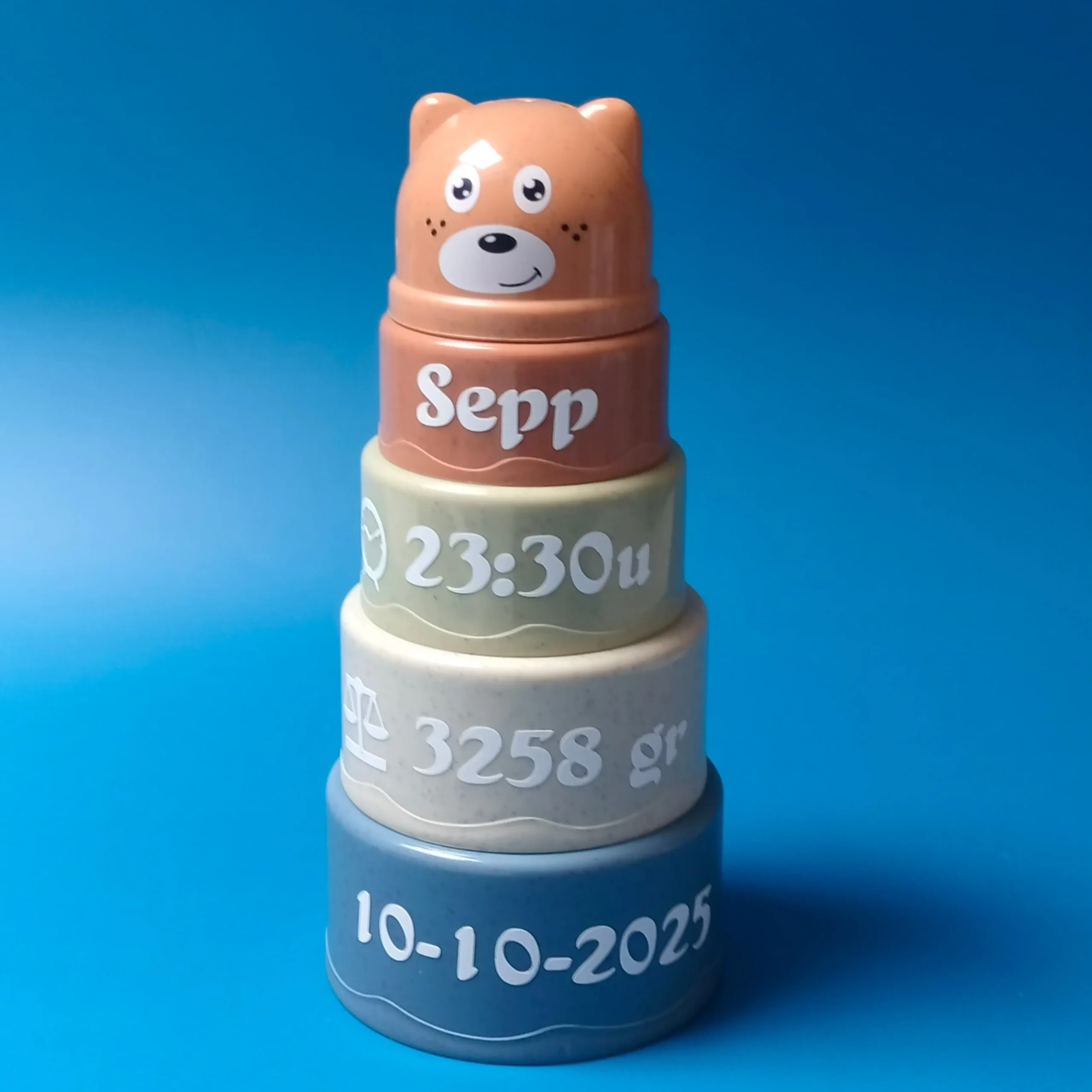 Stapeltoren met geboortegegevens - Afbeelding 2