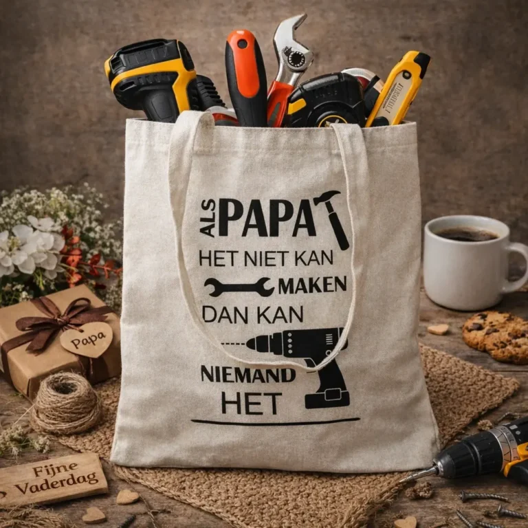 canvas tas voor vaderdag