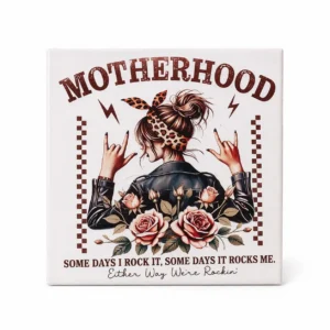 Moederdag tegel met tekst