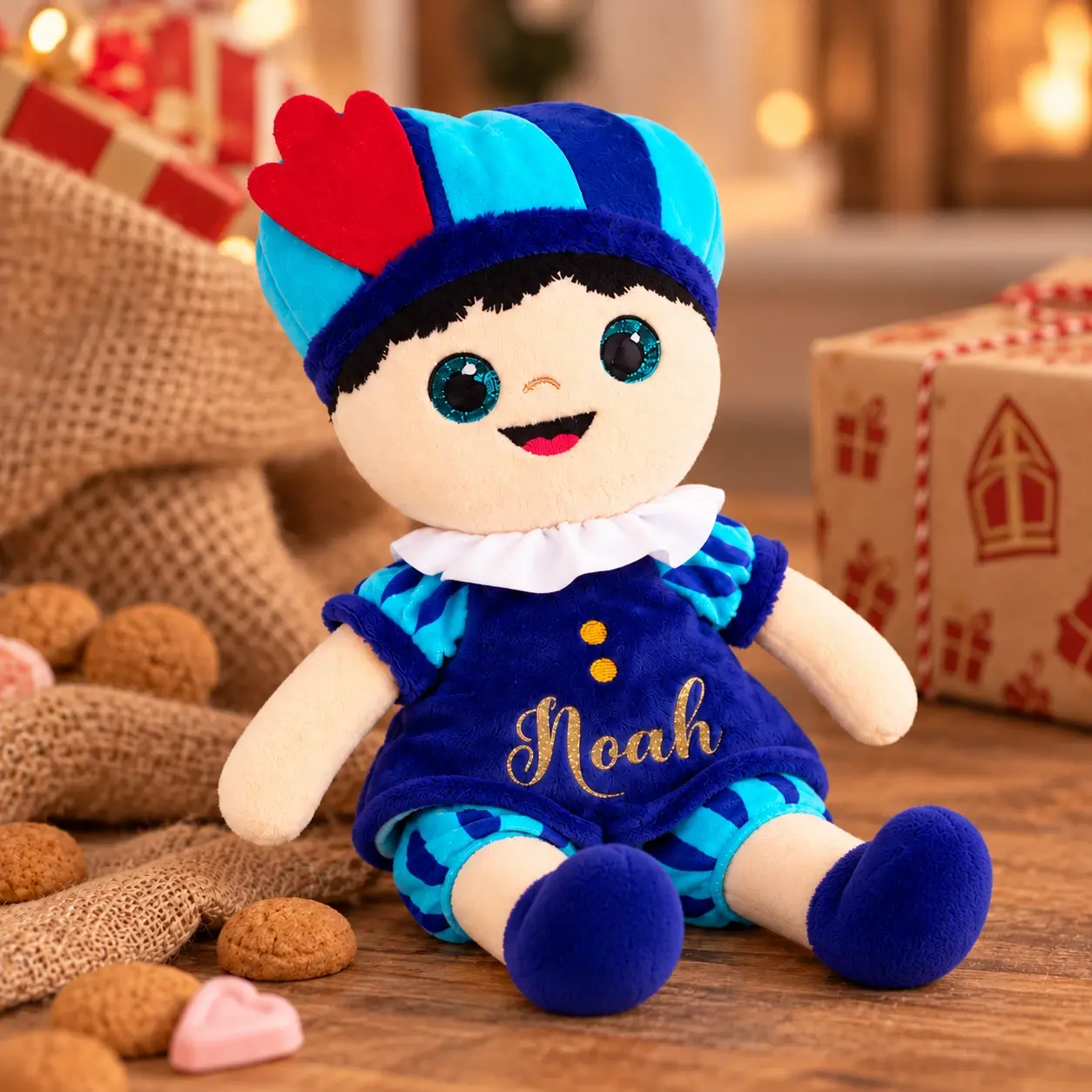 Knuffel pietje met naam