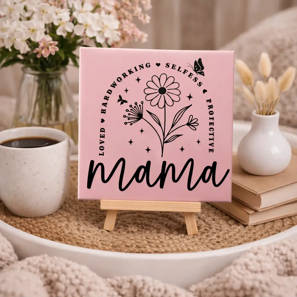 moederdag tegel met tekst - Afbeelding 4
