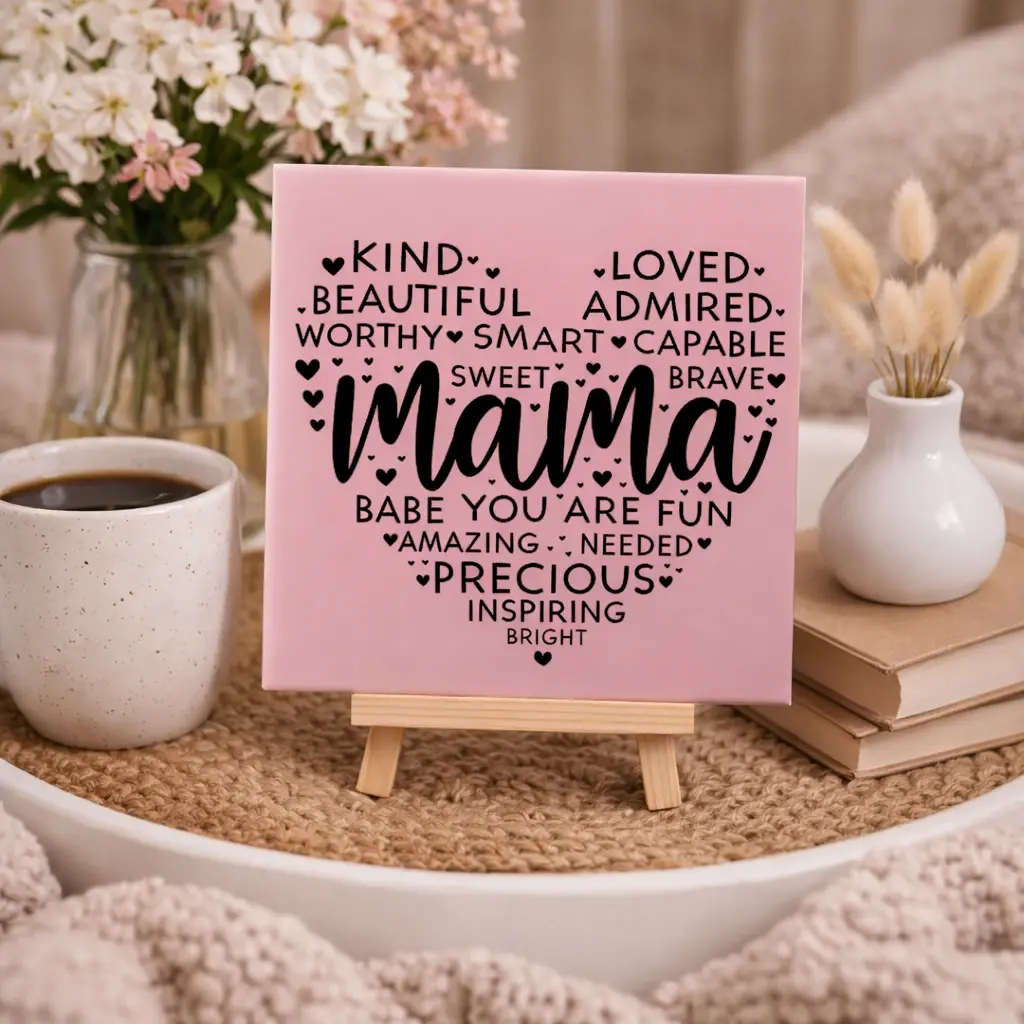 moederdag tegel met tekst - Afbeelding 5