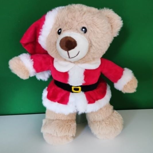 knuffel kerstbeer met naam - Afbeelding 2