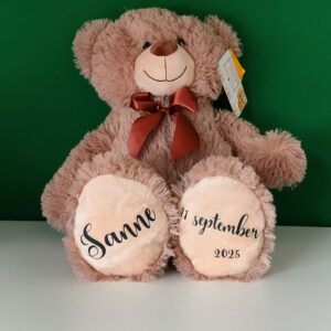 Gepersonaliseerde knuffel beer met naam