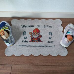 Schoenzetmat voor sinterklaas