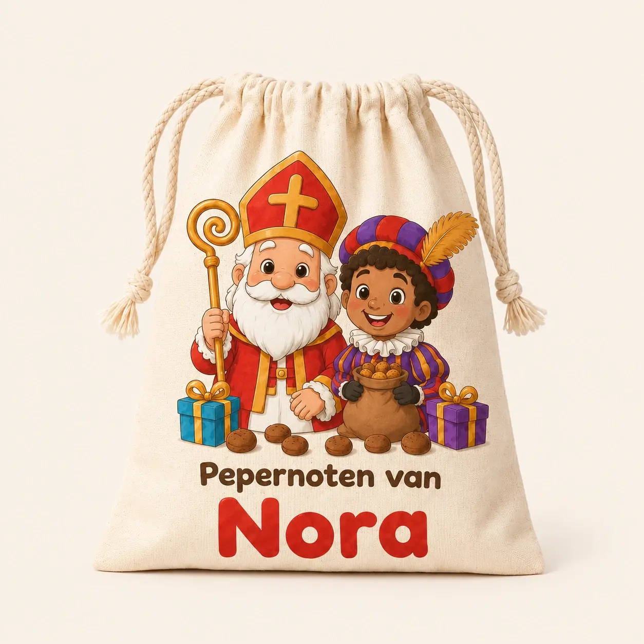 pepernotenzakje met naam