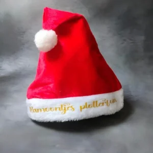 kerstmuts met naam goud