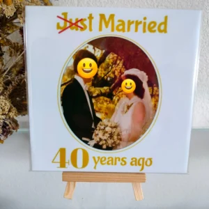 tegel met personnlijke foto