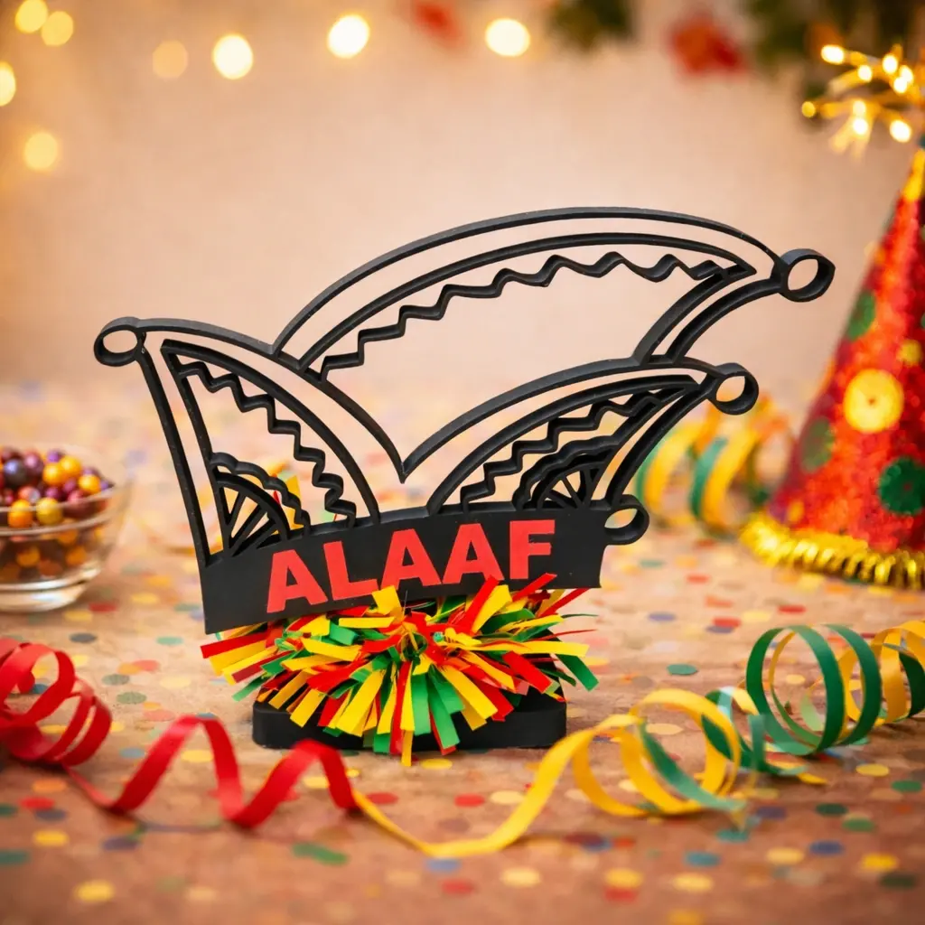 Carnavalssteek 3d geprint