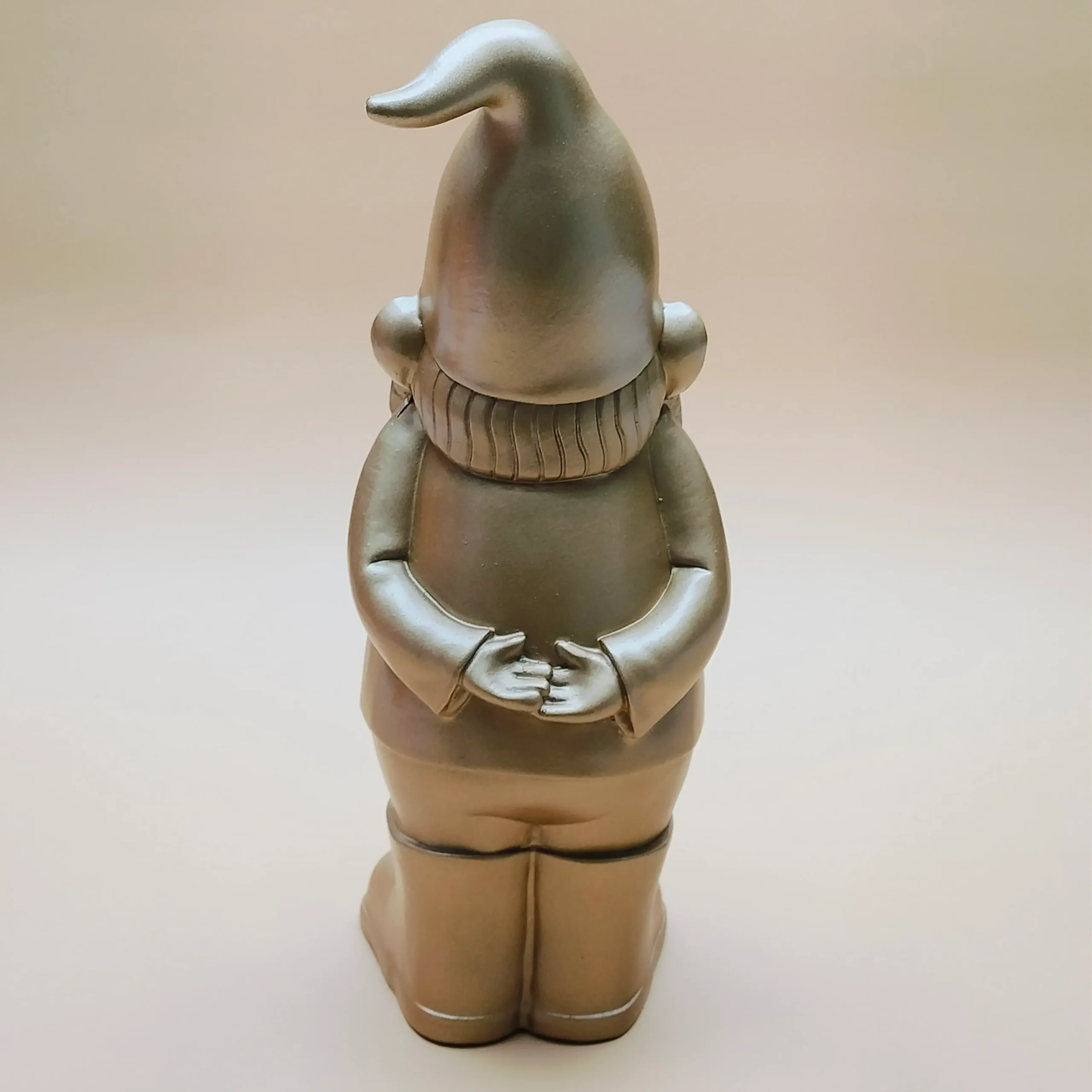 Kabouter goud achterkant