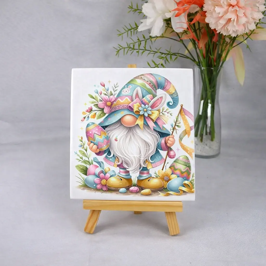 Tegel met afbeelding pasen