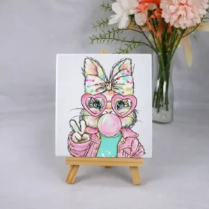 Tegel met afbeelding pasen