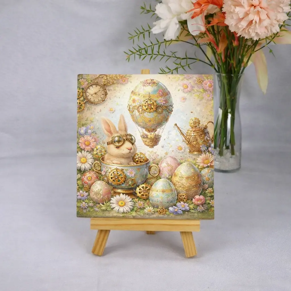 Tegel met afbeelding pasen