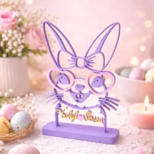 paashaas decoratie 3d geprint