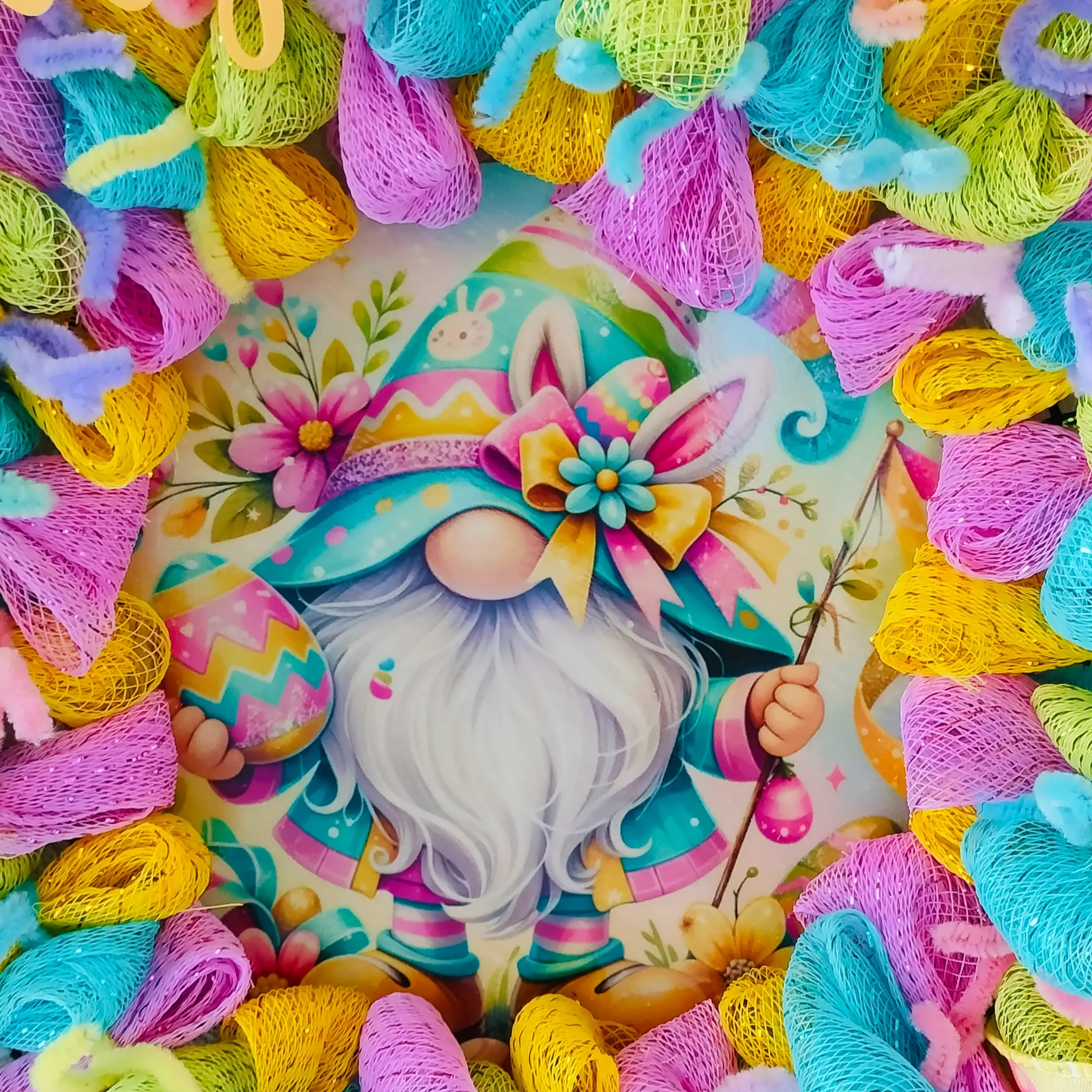 paaskrans met decoratie