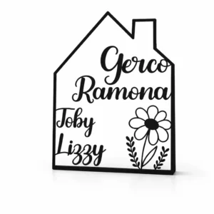 Huisje met namen