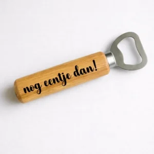 Bieropener met tekst