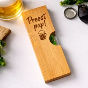 Bieropener met tekst