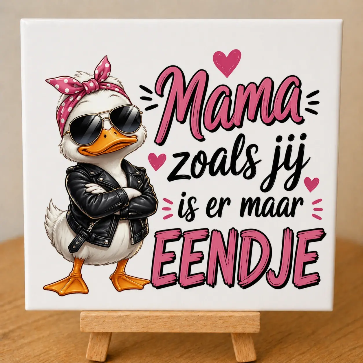 tegel moederdag eendje