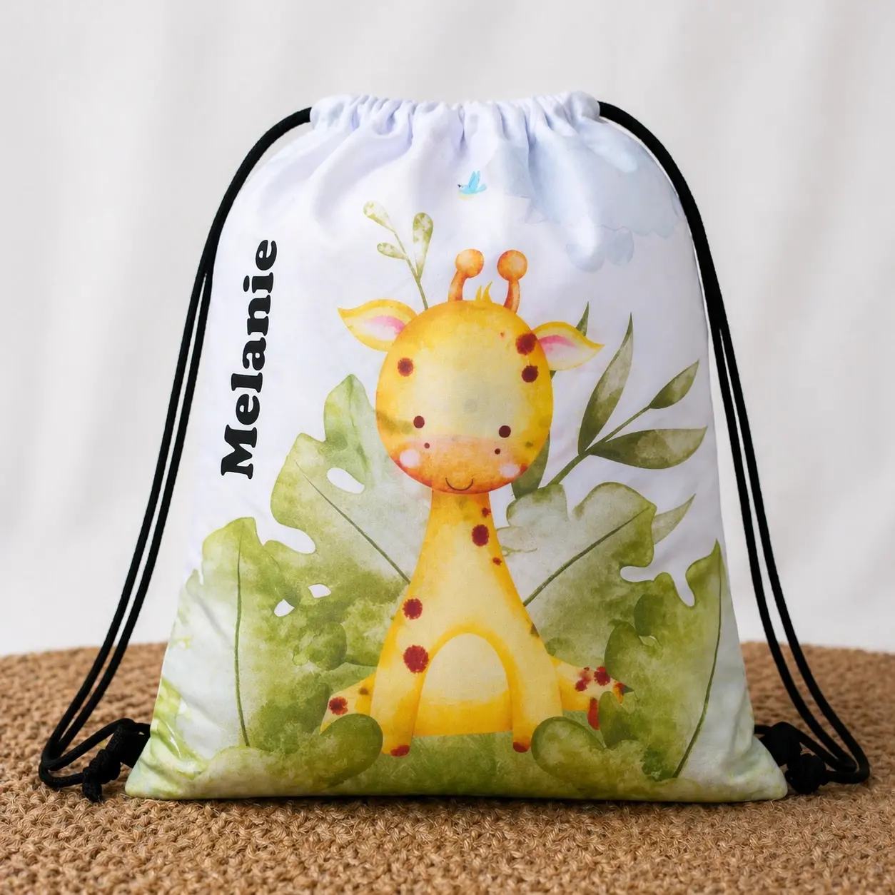 Rugzak met naam voor kinderen – lieve dierenprint - Afbeelding 9