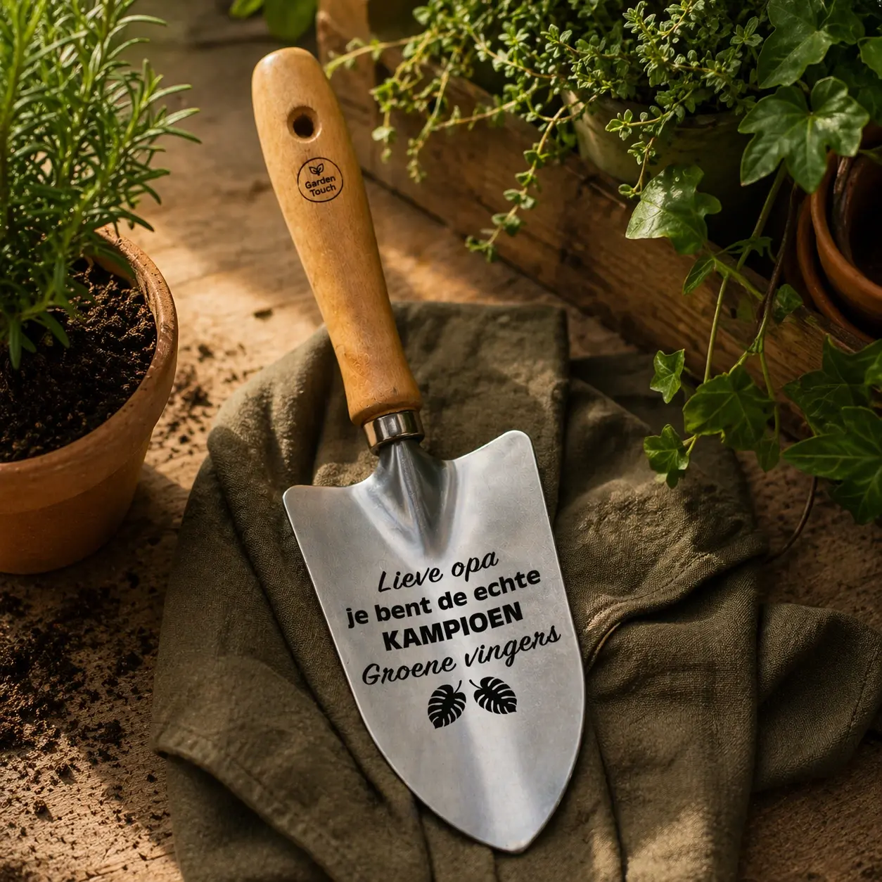 Tuinschep met tekst - Afbeelding 2