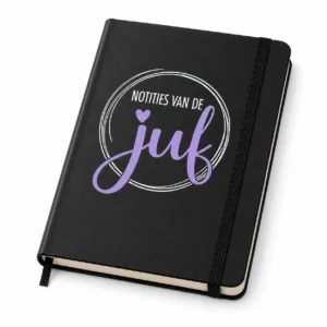 Gepersonaliseerd notitieboekje voor de juf