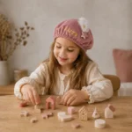 Handgemaakte pietenmuts met naam